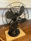 Antique Diehl Electric Fan 12    Vintage 3 Speed Oscillating   see Video  
