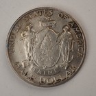 1920 p maine Silver Commerative Half Dollar  grades  Au Cleaned   c6176