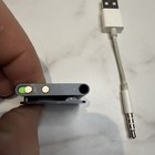 Apple Ipod Shuffle 4th Generation Black Mp3 Player W  Usb Cable Powers On A1373
