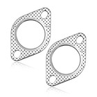 2 Pcs Car Exhaust Gasket  2   2-bolt Exhaust Flange Gasket  High Temp 2 Inch