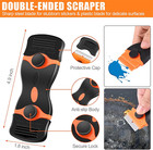 4 Pack Razor Blade Scraper  Premium Cleaning Scraper Tool With 50 Pcs Metal   Pl