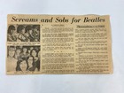 Extremely Rare Beatles Lot Of Original Photographs  Ticket Stubs Maple 1965 1966