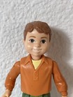 Fisher Price - 2006 Loving Family Dollhouse 4    Brother Doll Figure Orange Shirt