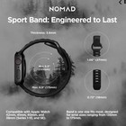 Nomad Sport Band Black For Apple Watch 41 42mm Size M l Excellent Condition