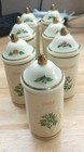 Set 7 Lenox The Spice Garden 1992 Fine Porcelain Spice Collection Vintage 