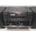 Sony Cfd-550 Cd Radio Dual Cass  Boombox Mega Bass Vintage 1995 For Parts repair