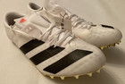 New Adidas Adizero Prime Sprint Black white Track Spikes Tokyo Q46389 Mens Sz 6