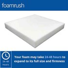Foamrush 20  X 22  High Density Upholstery Foam Seat Cushion Replacement Usa