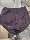 Vtg Vanity Fair Sheer Black Nylon High Waist Granny Panties Size 5 Nos