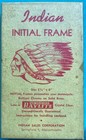 New Old Stock Indian Motorcycle Initial Frame Vintage Box Raylite Lens Great