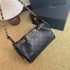 Chanel Makeup Black Quilted Shoulder Strap Bag Crossbody - Vip Gift