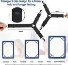 4bed Sheet Fasteners Adjustable Elastic Suspenders Straps Mattress Covers Clips