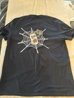 Miller Lite Beer Navy Blue Short Sleeve Crew Neck T-shirt Men s Xl Spiders