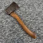 Vintage Plumb Half Hatchet Carpenter Axe Nail Puller Wood Handle 14 