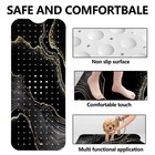 Marble Bath Tub Mat Non Slip  Extra Long 40 X 16 Inch Anti Slip Mat For Batht   