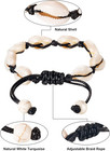 2 Pieces Boho Natural Shell Anklet Bracelet Handmade Beach Foot Jewelry Adjustab
