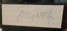 Gregg Allman Signed Concert Ticket Texas Club Baton Rouge la Jan 20 1987