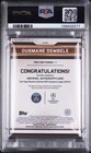 23 Museum Collection   Ousmane Dembele   Black Diamond  10   Psa Auto 10   Pop 1