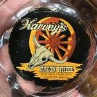 1950s - 60s Lake Tahoe  Nevada  harveys Wagon Wheel  Cattle Skull Pict Ashtray