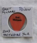 Poison Bret Michaels Tour Issued Guitar Pick Hollyweird 2003 Tour Rare