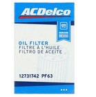 Acdelco Pf63 Oil Filter