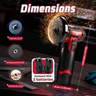 3  12v Cordless Angle Grinder  Mini Cut-off Tool   Polisher For Metal  Wood