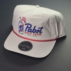 Pabst Blue Ribbon Golf Team Adjustable White Snapback Hat With Tee Slot New       