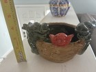 Vintage Ceramic Dragon Tiki Bowl