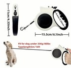 Retractable Dog Pet Leash 16ft Heavy Duty With Led Light   Anti Slip Automatic