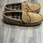 Northwest Territory Men   s Size 10 Leather Moccasin Slippers Slip On Shoes 