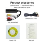 Usb 2 0 Audio Video Vhs To Dvd Vcr Pc Hdd Converter Adapter Digital Capture Card