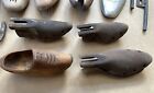 Fantastic Mixed Lot Of Vintage Wood Adult Shoe Lasts Forms Cobbler Mold Hardware