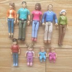 Fisher Price Loving Family Dollhouse People Mother Father Baby Figure Old Loose