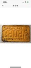 Vintage 1955 Farm Truck Texas License Plate Original