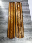 Vintage Northland Trixter Wooden Water Ski Set Warren Witherell Zeiss 42  Short