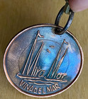 Vtg Hotel Mira Mar Vi  a Del Mar Chile Hotel Room 342 Key Tag fob W key Medallion