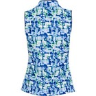 Greg Norman Salita Sleeveless Regal Blue Shirt Women M