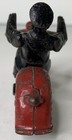 Vintage Hubley Cast Iron Red Motorcycle Rider Policeman Officer 4 