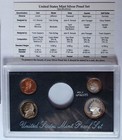 1993-s U s  Mint Silver Proof Set Partial 4 Coins No Kennedy Half Dollar Ogp Coa