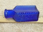Tiny Jno Wyeth   Bro  Poison Bottle Cobalt Blue Poison Poison Very Nice   