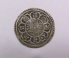 Nepal King Surendra Large Silver Mohar  se 1779  1857 Very Scarce
