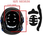 Tony Hawk Skateboard Helmet - Size Medium With Extra Foam Padding Inserts