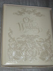Hallmark Our Wedding Album Keepsake Frame   Guest Book W  Pen Lot Love Birds Vtg