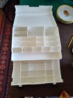 Genuine Vintage Bernina Accessory Storage Box Carrying Case White 15x11x5
