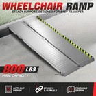 6ft 800lbs Aluminum Folding Portable Non-slip Home Wheelchair Mobility Ramp