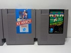    vintage    Ice Hockey Baseball Football Nintendo Nes 4 Game Lot Authentic