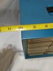 Vintage Akro-mils 15 Drawer Cabinet Blue Metal Small Parts Storage Bin Organizer