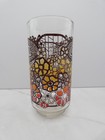 1970s Coca Cola Retro Flower Power Floral Vintage Collector Drinking Glass