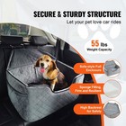 Dog Booster Car Seat Pet Car Seat For Medium Large Dog Up To 55 Lbs Gray