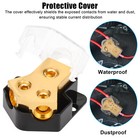 2pcs Power Ground Amp Distribution Block 0 2 4 Gauge Input 4 6 8 Gauge Output